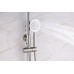 Rozin Brushed Nickel Bathtub Shower Faucet Set 8-inch Top Showerhead + Handheld Spray Brushed Nickel - B07315PVFQ